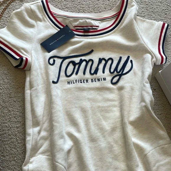 Tommy Hilfiger T-Shirt Dress - Size XS - New with Tags - Picture 13 of 15